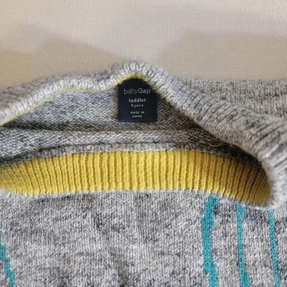 Baby Gap Rabbit Sketch Sweater 4T - Picture 2 of 4